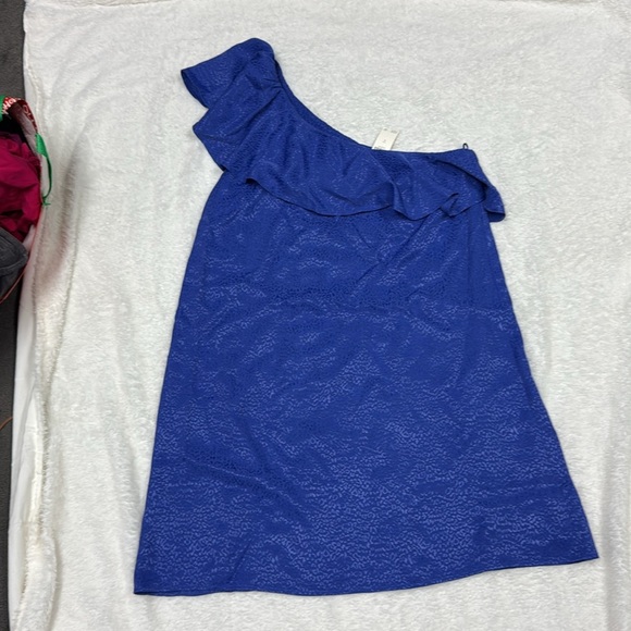 ANTHROPOLOGIE RUFFLED DRESS SIZE 8 - Picture 2 of 9